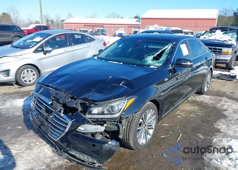 2017 Genesis G80 3.8 from USA, damaged, VIN KMHGN4JE0HU170280